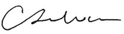 Signature of Dr. Charlene DeLuca