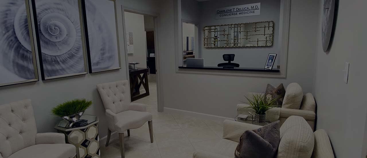 Waiting room at the Naples concierge office